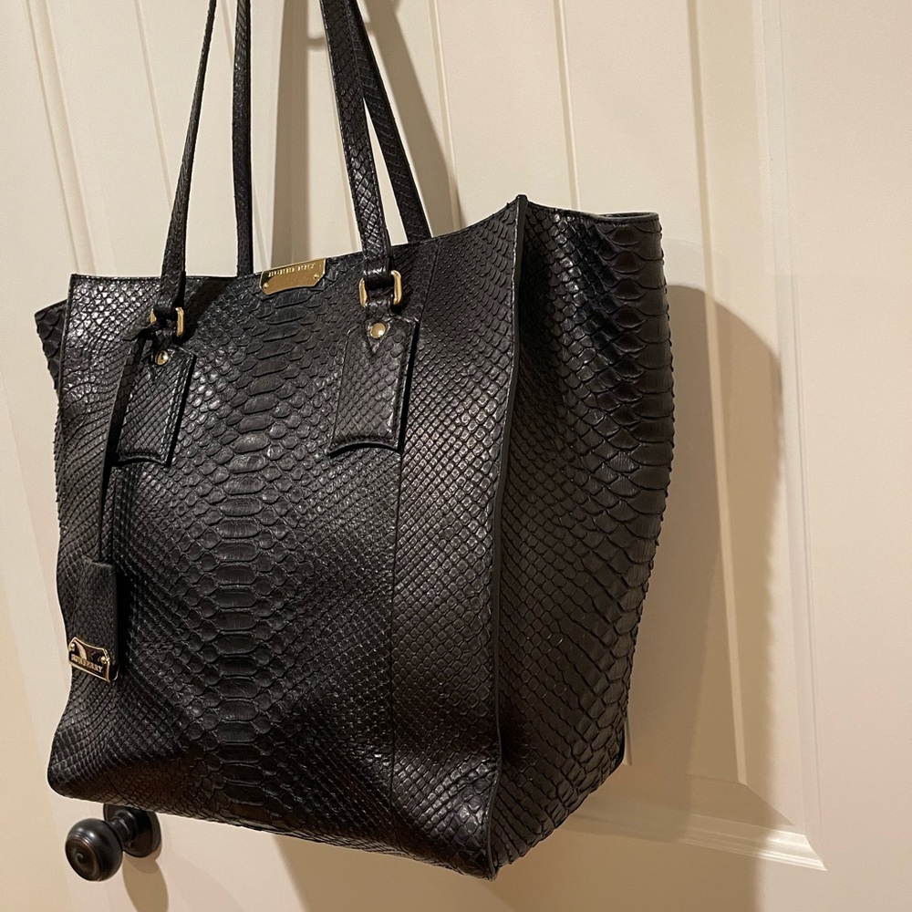 Limited Edition Burberry Python Tote - Picture 3 of 10